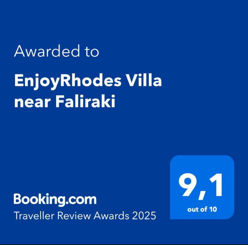 Enjoyrhodes Villa Near Faliraki Kalithies Exterior photo
